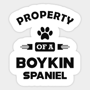 Boykin spaniel dog - Property of a boykin spaniel Sticker